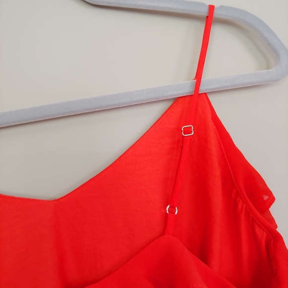 Mossimo Red Ruffle Shirt Size XS - Picture 7 of 11